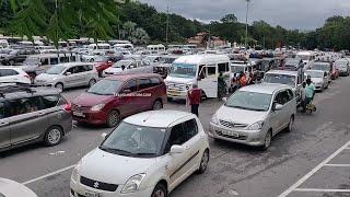 Heavy Traffic At Tirumala Alipiri Checkpoint Today Exclusive Visuals