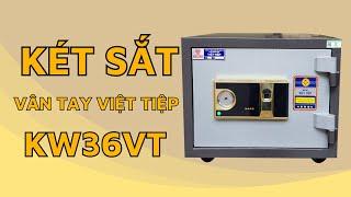 Review két sắt vân tay Việt Tiệp KW36VT vân tay chính hãng