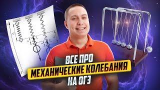 ФИЗИКА ОГЭ 2025: ВСЁ про механические колебания на ОГЭ по физике
