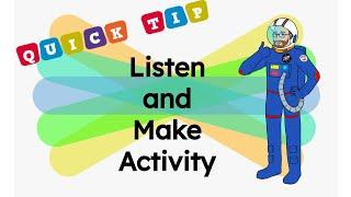 Seesaw: Listen and Make Activities