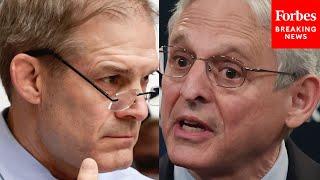 Jim Jordan Castigates AG Merrick Garland After DOJ Whistleblower's 'Threat Tag' Claims