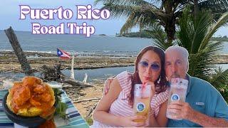 AMAZING Puerto Rican Food | Road trip with Abuelo to Vega Baja