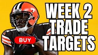 Week 2 Fantasy Football Trade Targets (HURRY!)