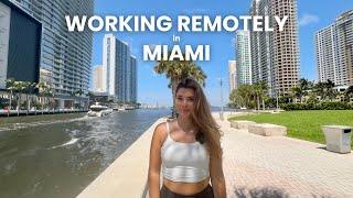 Living and working remotely in Miami Brickell