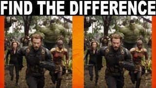 Avengers Infinity War Puzzle | Spot The Difference Part 1 #CHALLENGE