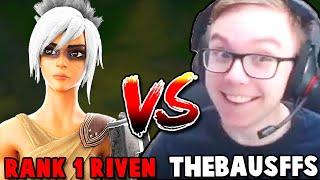 TheBausffs faces Rank 1 EUW Riven and shows you why Baus Law wins