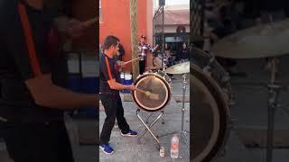 Tambora con fuego