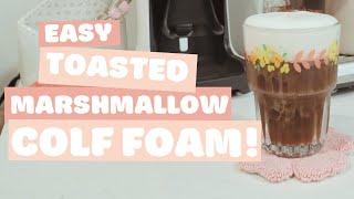 EASY Toasted Marshmallow Cold Foam Recipe | Only 2 Ingredients!