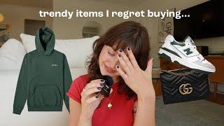 trendy items I regret buying... learn from my mistakes!