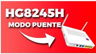  ¿Cómo CONFIGURAR MÓDEM Huawei Hg8245h en MODO PUENTE? TUTORIAL 2024 