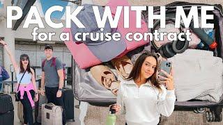 Pack With Me For A 7 Month Cruise Ship Contract! 