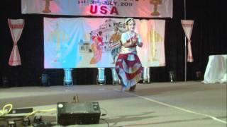 Assam convention 2011 , Chicago - Ashmita in Indian classical( Bharat Natyam )