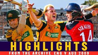 Brett Lee Blows England Away With Some SERIOUS Pace! | Classic ODI | Eng v Aus 2009