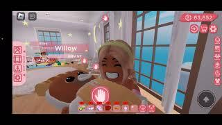 Our new morning routine with our new babies! Club Roblox roleplay