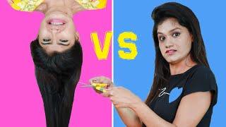 SHORT HAIR VS LONG HAIR PROBLEMS | लम्बे बालों vs छोटे बालों की परेशानियां | Most Funny Video