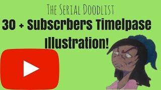 30 sub illustration Video Timelapse Video