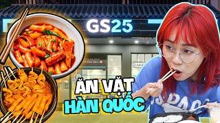 Misthy ăn sạch đồ ăn vặt Hàn Quốc tại GS25. Phát hiện combo siêu dính!! FOOD CHALLENGE