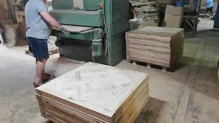 Calibration of the Versailles parquet floors panels