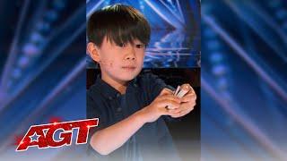 Adorable Kid Magician WOWS The Judges | America's Got Talent 2021 | #Shorts