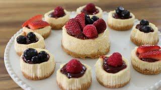 Mini Cheesecakes Recipe | How to Make Mini Cheesecakes