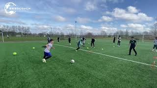 Football Coordination, Passing Drills and Technique Training