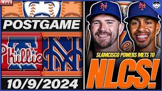 LINDOR BLASTS METS TO NLCS! Mets vs Phillies Postgame | 10/9/2024