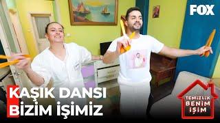 Kadir ve Kiraz Hanım'dan Kaşık Dansı - Temizlik Benim İşim 216. Bölüm