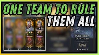 Beat 97% Of Stages With THIS TEAM  ALL S3 Forbidden Dungeon Team Guide | King Arthur: Legends Rise