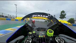 motogp onboard valentino rossi circuit le mans france - motogp game onboard cam