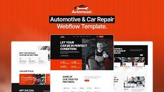 Automozai - Automotive Website Template | Best Webflow Template for Automotive & Car Repair Services