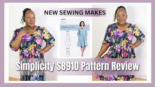 New Sewing Make Pattern Review Simplicity S8910