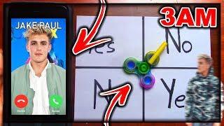 DO NOT PLAY CHARLIE CHARLIE FIDGET SPINNER WHEN CALLING JAKE PAUL AT 3AM! HE BROKE INTO TO MY HOUSE!