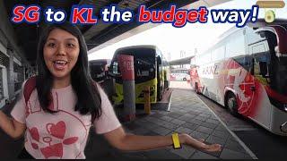 How to take Bus from Singapore to Kuala Lumpur (TBS) the budget way!