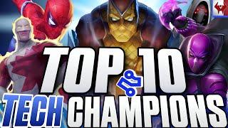 TOP 10 TECH Champions in Marvel Contest of Champions