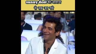 sunny deol  की आवाज से सब डर गये !! sunny deol's voice gadar 2 #short