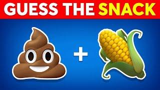 Guess The SNACK & JUNK FOOD By Emoji  Emoji Quiz