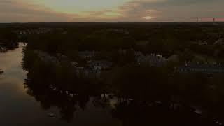 Sunrise Landing Maineville Ohio 4K Aerial Video