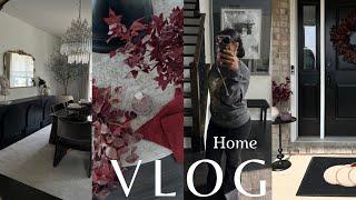 HOUSE TO HOME UPDATE : Fall Porch Decorate With Me | Fall Decor  | Elegant and  Moody Vibe