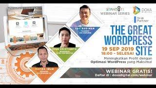 The Great WordPress Site Webinar - 19 September 2019