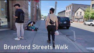 Discover Canada  BRANTFORD Downtown Walking Tour 4K video