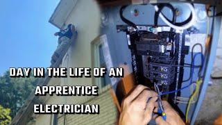 Day in the Life of an Apprentice Electrician | First Video