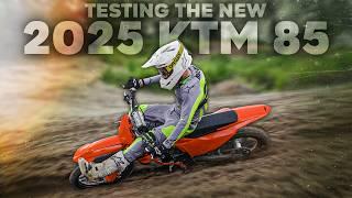 Testing the BRAND NEW 2025 KTM 85 SX!