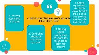 Thừa kế theo pháp luật mới nhất