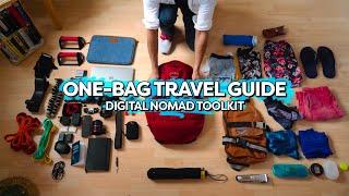 My Ultimate One-Bag Travel Setup ️ Digital Nomad Packing Guide 2024