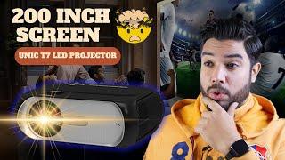 Unic T7 Projector ReviewIs it the BEST Budget Projector?4000 Lumens️Home Cinema️200" ScreenWiFi