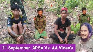 21/9/2034 ARSA vs AA Video's Arakan Rohingya Salvation Army | War Vs Arsa Army