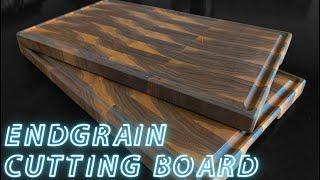 Custom End-Grain Walnut Cutting Board