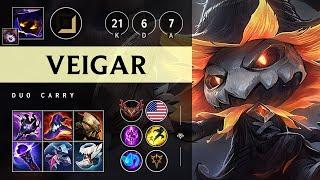 Veigar Carry vs Kai'Sa: Legendary - NA Grandmaster Patch 14.24