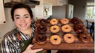 Theses are an absolute MUST try! Homemade Glazed and Old Fashion Doughnuts