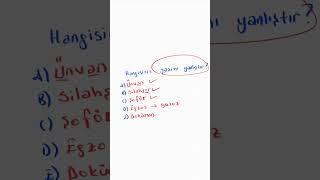 DİKKAT  TYT / KPSS / LGS